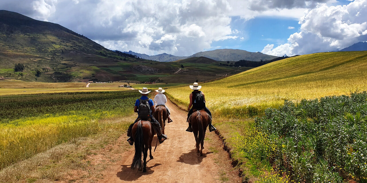 Horse back riding in Cusco